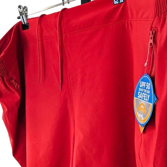 Columbia Womens Tidal Shorts Size  3X PFG Red NWT UPF 50 Plus Size - Picture 5 of 8